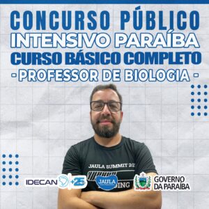 INTENSIVO PARAÍBA - PROFESSOR BIOLOGIA - IDECAN