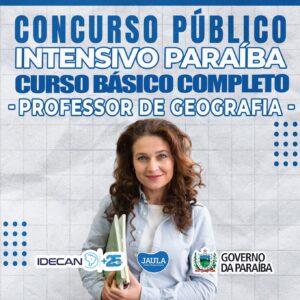 INTENSIVO PARAÍBA – PROFESSOR GEOGRAFIA – IDECAN
