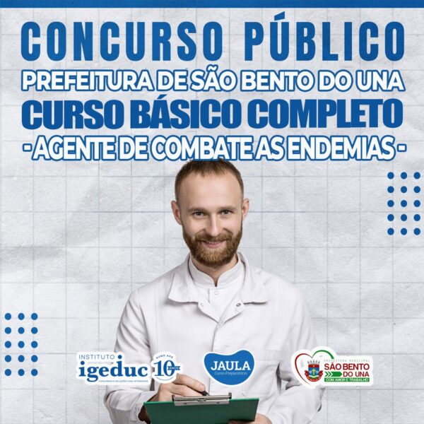 AGENTE DE COMBATE ÀS ENDEMIAS (ACE) – SÃO BENTO DO UNA/PE – IGEDUC