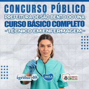 TÉCNICO DE ENFERMAGEM – SÃO BENTO DO UNA/PE – IGEDUC