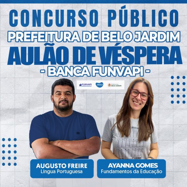 AULÃO FINAL - BELO JARDIM - FUNVAPI